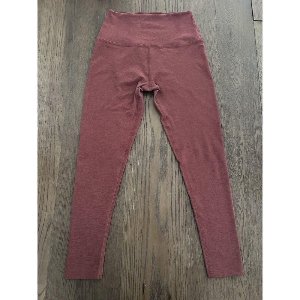 Beyond Yoga Leggings Womens S Brown High‎ Rise Ankle Yoga USA Gym Athletic